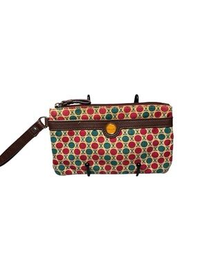 Relic by Fossil Multi-Color Canvas Dot Wristlet Wallet | RLS5154